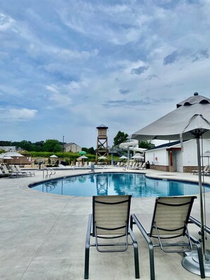 Indoor pool, a heated pool