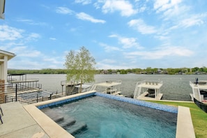 Pool - LBJ Lake Lounging-Lakefront w/ Private Heated Pool (Kingsland)