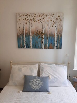 1 bedroom, iron/ironing board, travel crib, free WiFi