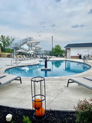 Indoor pool, a heated pool