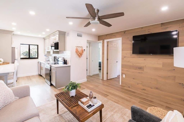 Welcome to 400 South! This bright, open unit is the perfect landing spot for couples, families, and friends to explore the sandy beaches, local attractions, and the famed Space Coast. If you're coming with a large group search for our other units!