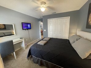 2 bedrooms, iron/ironing board, travel cot, free WiFi