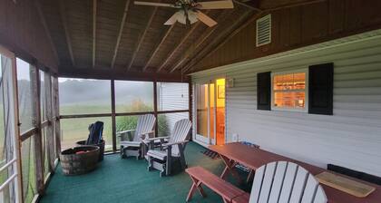 Beautiful cottage at the entrance to Monongahela National Forest.