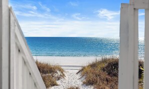 On the beach