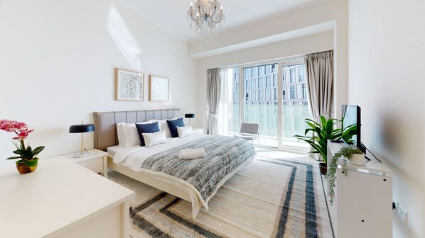 Appartement Confort | 1 chambre, bureau, fer et planche à repasser, accès au Wi-Fi (inclus)