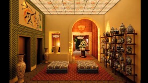 Interior entrance