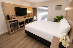Suíte estúdio superluxo | Roupas de cama premium, edredons de pluma, camas com colchões pillow-top