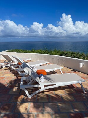 Terrace/patio - Panoramic Oceanfront Views in Paradise (St. Croix)