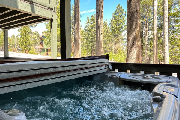 Udsigt fra overnatningsstedet