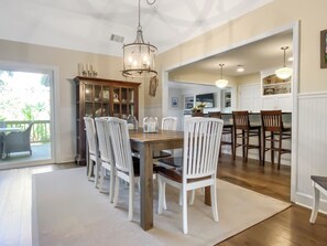 House, Multiple Beds, Kitchen, Pool View (21 Wren Drive) | Dining - 21 Wren Drive at The Sea Pines Resort (Hilton Head Island)