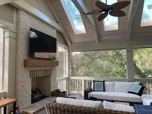 40-inch TV with digital channels - 23 Oyster Landing Road at The Sea Pines Resort (Hilton Head Island)