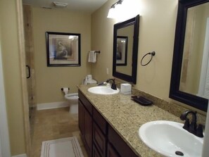 Villa, Multiple Beds, Kitchen, Pool View (32 Turtle Lane) | Bathroom