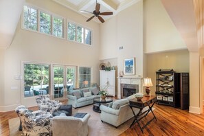 House, Multiple Beds, Kitchen, Pool View (34 Baynard Cove) | Interior - 34 Baynard Cove Rd. at The Sea Pines Resort (Hilton Head Island)