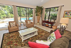 40-inch TV with digital channels - 41 Deer Run Lane at The Sea Pines Resort (Hilton Head Island)