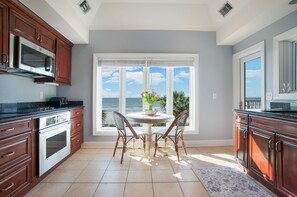 Villa, Multiple Beds, Kitchen, Ocean View (303 Turtle Lane) | Private kitchen | Fridge, microwave, oven, stovetop