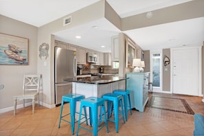 Villa, Multiple Beds, Kitchen, Garden View (271 Stoney Creek Villa) | Private kitchen | Fridge, microwave, oven, stovetop