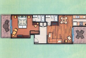 Floor plan - Kauai Gem! (Princeville)