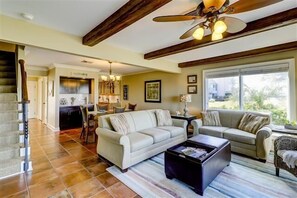 40-inch TV with cable channels