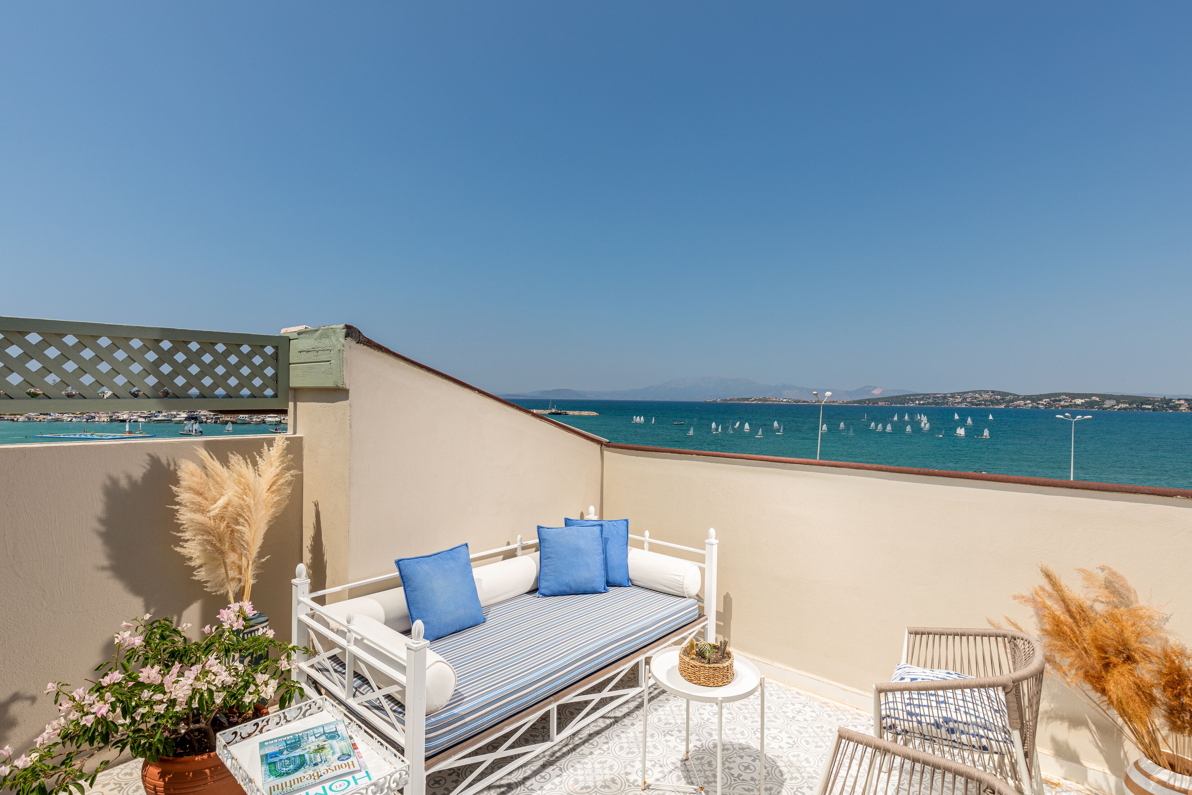 Luxury Suite, Sea View | Hypo-allergenic bedding, minibar, in-room safe, individually furnished