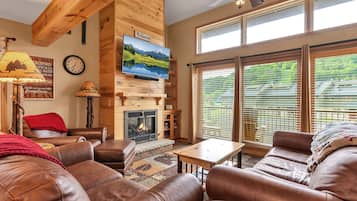 TV connectée, cheminée