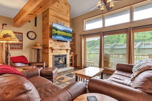 Updated townouse across from Holiday Valley - walk to ski lifts, pool and golf .