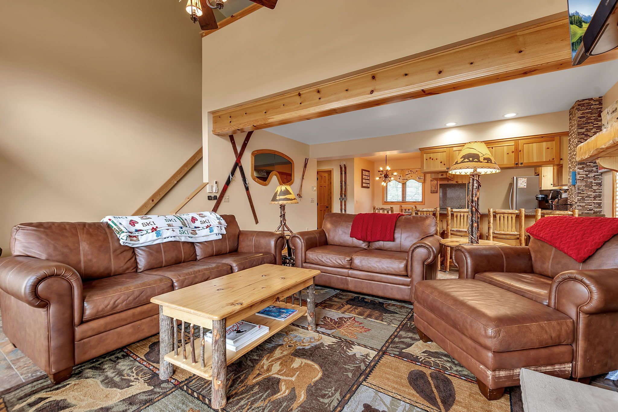 TV connectée, cheminée