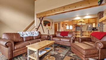 TV connectée, cheminée