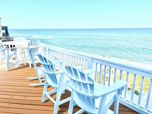 Oceanfront Luxury Panoramic 5BR, Pool, Hot Tub, Elevator, Wave House OBX