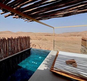 Executive Tent, Private Pool | Egyptian cotton sheets, premium bedding, pillowtop beds, minibar - Agafay Luxury camp (Agafay)