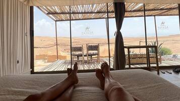 Tente Luxe | Draps en coton égyptien, literie de qualité supérieure, surmatelas