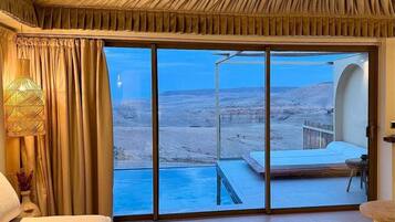 Tente, piscine privée | Draps en coton égyptien, literie de qualité supérieure, surmatelas