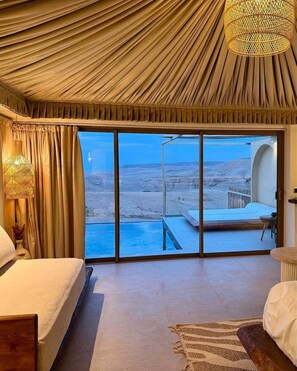 Executive-Zelt, eigener Pool