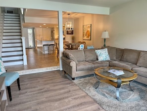 Villa, Multiple Beds, Kitchen (1617 Port Villas) | Living area | 40-inch TV with cable channels - 1617 Port Villa at The Sea Pines Resort (Hilton Head Island)