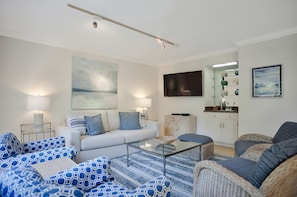 Villa, Multiple Beds, Kitchen (2449 Inland Harbour) | Living area | 40-inch TV with digital channels