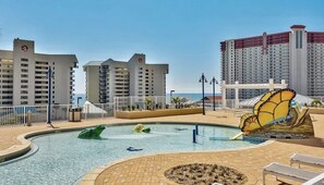 Indoor pool, outdoor pool