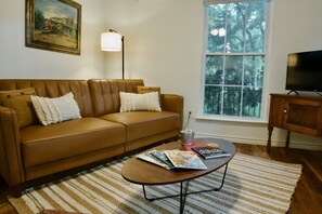 Cottage, 2 Bedrooms | Living area | 32-inch Smart TV with digital channels, TV, printers - The Virginia May (Fort Worth)