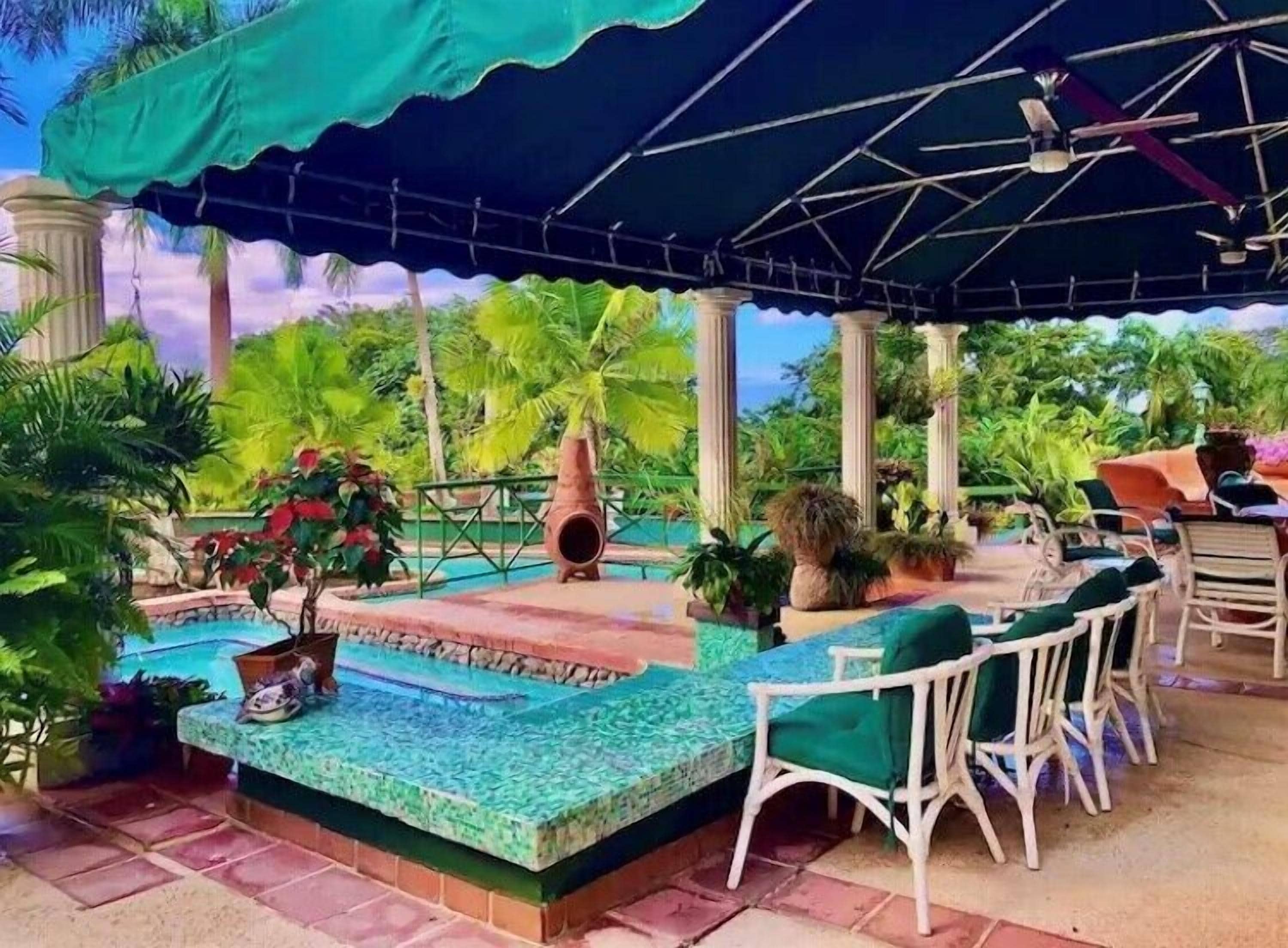 Swim-up bar