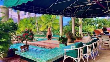 Swim-up bar