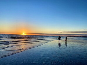 On the beach