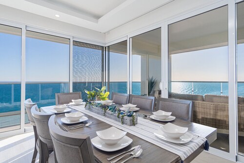 Impressive & beautiful 3 bedroom end unit Ocean Front Encantame C-1901