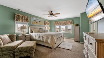 4 bedrooms, iron/ironing board, free WiFi