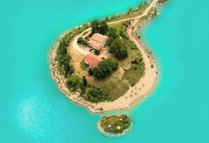 منظر من الجو على ارتفاع عالٍ