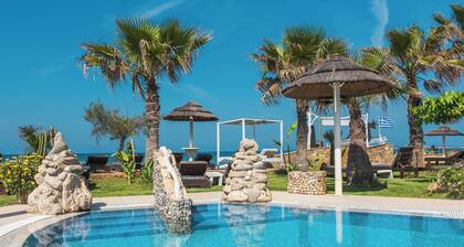 'Mirage Arillas Studio Type A9' next to Beach with Balcony, Shared Pool & Wi-Fi