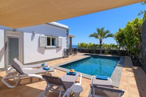 Una piscina riscaldata