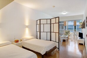 1 quarto, Wi-Fi de cortesia, roupa de cama