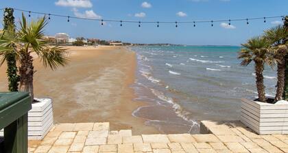 Ferienwohnung in Meernähe mit offener Terrasse und Balkon