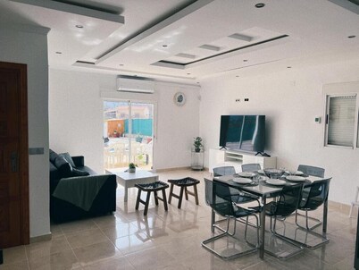 Villa with swimming pool not overlooked