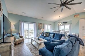 TV connectée, cheminée