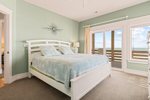 7 bedrooms, iron/ironing board, free WiFi, bed sheets - Surfside Retreat Oceanfront  Home + Pets Stay Free! (Buxton)