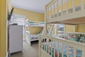 7 bedrooms, iron/ironing board, free WiFi, bed sheets - Surfside Retreat Oceanfront  Home + Pets Stay Free! (Buxton)
